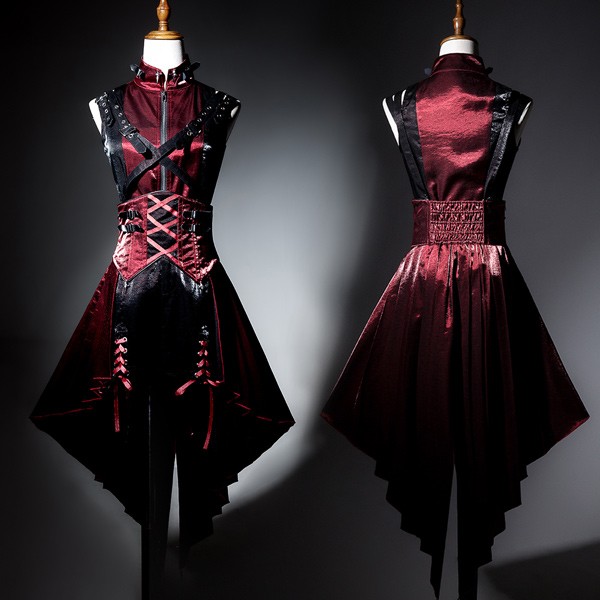 ロリータ 服 ハロウィン コスチューム セット ゴシック スチームパンク