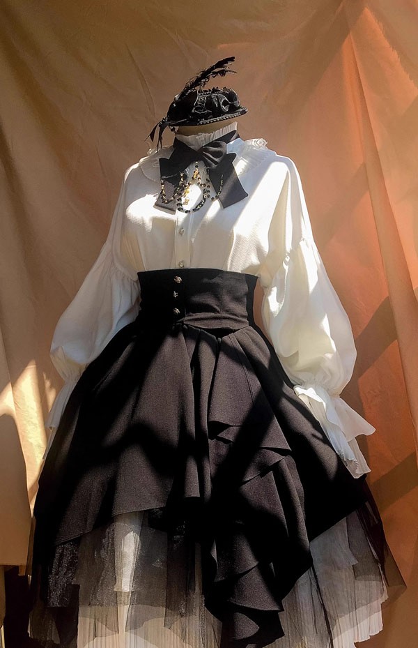 ロリータ スカート ハロウィン セット シスター風 レトロ風 ゴシック