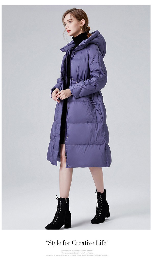 ダウンコート レディース ロングコート フード付き アウター 冬