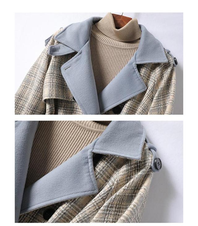 チェスターコート レディース チェック柄 ロングコート アウター