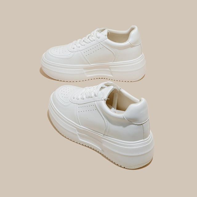 スニーカー 厚底 インヒール ウェッジヒール インソール メッシュ