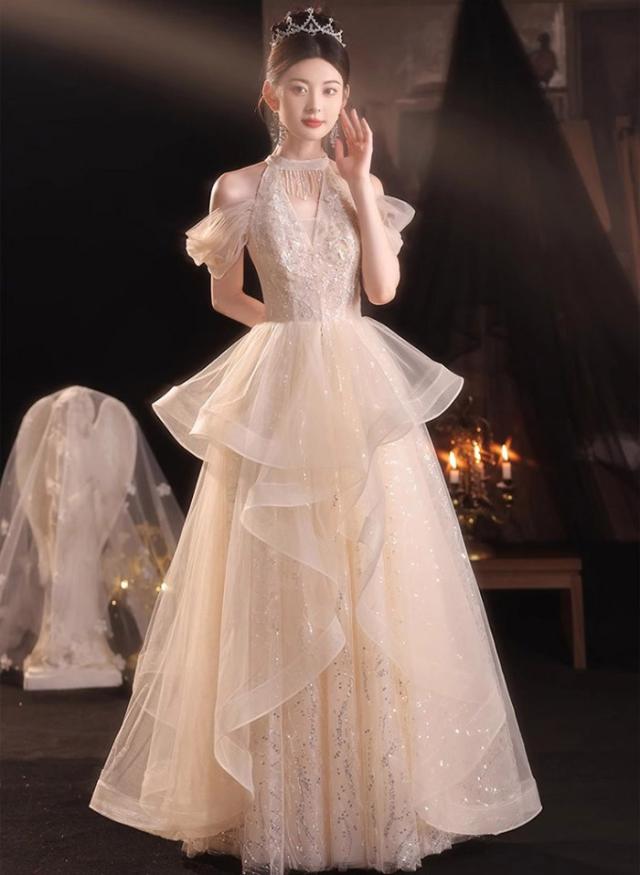 ドレス 大人 ピアノ 発表会 ロングドレス 肩だし 演奏会 演奏会用ドレス ピアノ発表会 結婚式 高校生 パーティードレス 大きいサイズ 母親 コンクール イブニングドレス ロング 演奏会ドレス 大きいサイズドレス 小さいサイズ_6