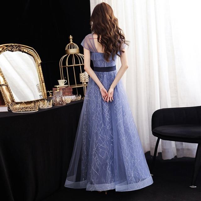 ドレス 大人 ピアノ 発表会 ロングドレス 演奏会 演奏会用ドレス ピアノ発表会 結婚式 高校生 パーティードレス 大きいサイズ 母親 コンクール イブニングドレス キラキラ Aライン ロング丈 二次会 成人式 舞台ドレス お呼ばれ 披露宴 エレガント_3