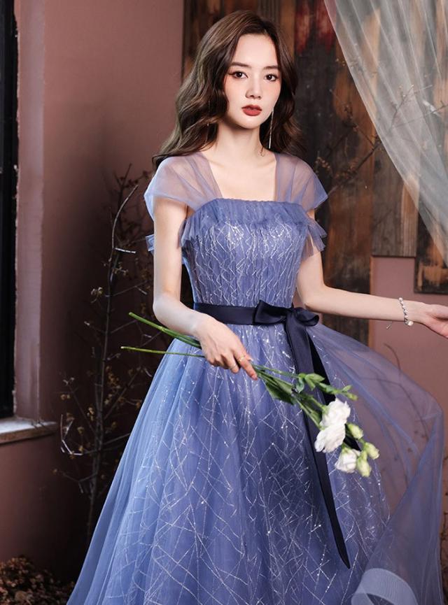 ドレス 大人 ピアノ 発表会 ロングドレス 演奏会 演奏会用ドレス ピアノ発表会 結婚式 高校生 パーティードレス 大きいサイズ 母親 コンクール イブニングドレス キラキラ Aライン ロング丈 二次会 成人式 舞台ドレス お呼ばれ 披露宴 エレガント_4