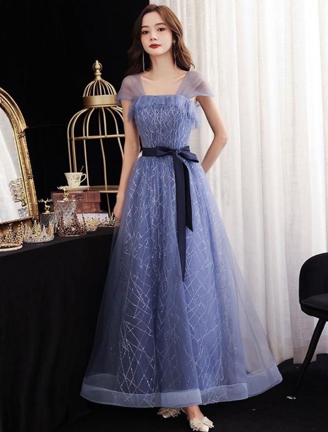 ドレス 大人 ピアノ 発表会 ロングドレス 演奏会 演奏会用ドレス ピアノ発表会 結婚式 高校生 パーティードレス 大きいサイズ 母親 コンクール イブニングドレス キラキラ Aライン ロング丈 二次会 成人式 舞台ドレス お呼ばれ 披露宴 エレガント_5
