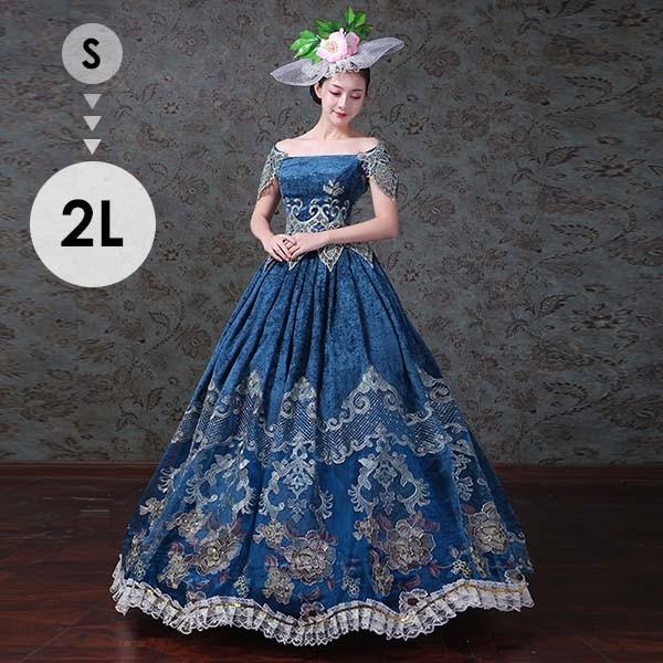 【送料無料】公爵夫人 ワンピース ステージ衣装 お姫様ドレス 貴族 ドレス ヨーロッパ ドラマ 劇場 中世貴族風 衣装 ロイヤルプリンセスドレス 公演