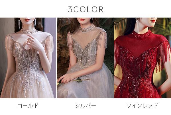 【送料無料】ドレス 大人 ピアノ 発表会 ロングドレス 演奏会 結婚式 母親 ピアノ発表会 袖付き ワンピース 半袖 演奏会ドレス 演奏会用ドレス_11