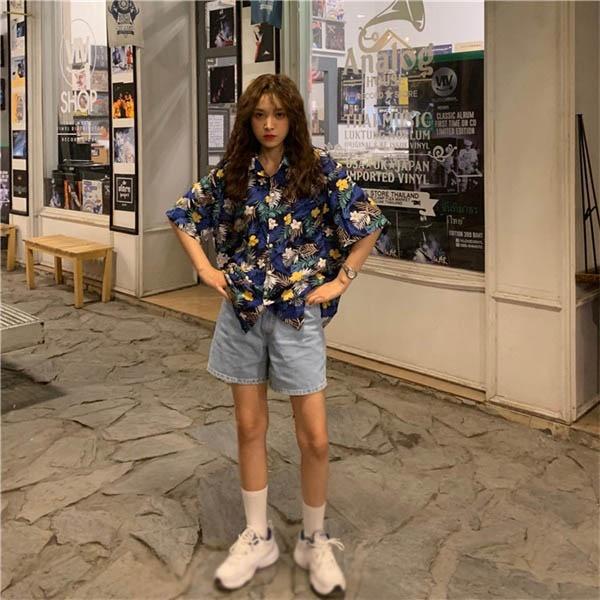 半袖シャツ アロハ柄 オープンカラー メンズ カジュアル ストリート アロハシャツ レディース 男女兼用アロハシャツ 夏物 花柄 エスニッの通販はau Pay マーケット Glory Park