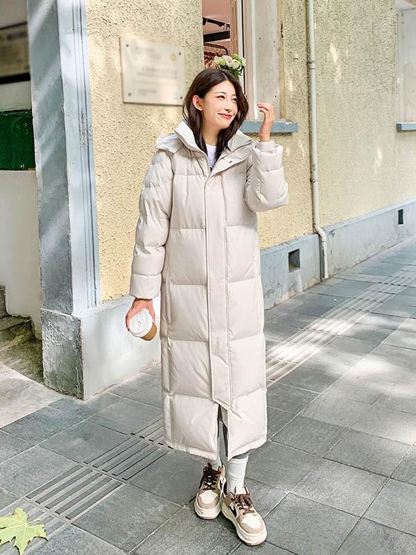 新作登場，セール ダウンコート 90％ダウン 大きいサイズ ロング 防寒