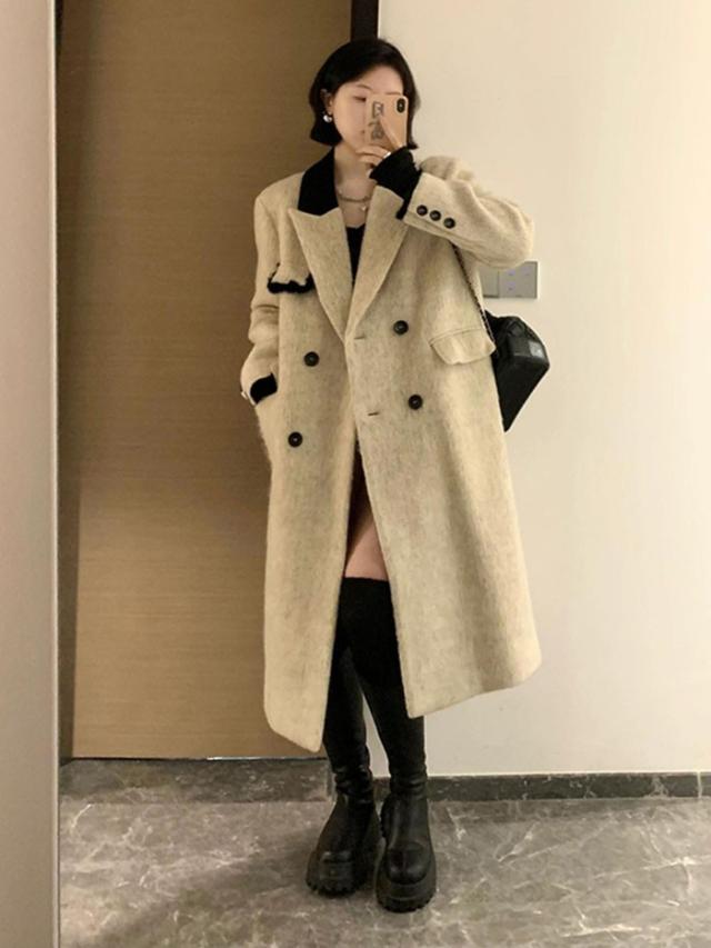 チェスターコート レディース ミディアムコート ロングコート コクーン