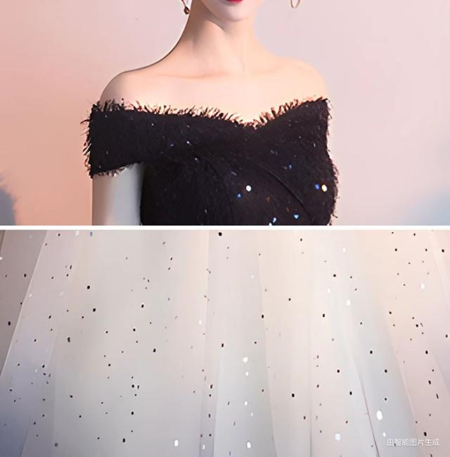 ドレス 大人 ピアノ 発表会 ロングドレス オフショルダー 大きいサイズ 小さいサイズ 演奏会 演奏会用ドレス ピアノ発表会 結婚式 高校生 キラキラ パーティードレス 母親 コンクール イブニングドレス ロング グラデーション 黒 赤 大きいサイズドレス de086n1n1jc_5