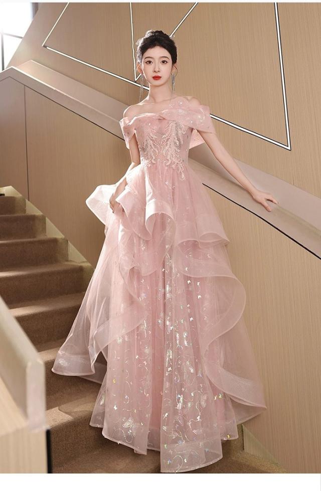ドレス 大人 ピアノ 発表会 ロングドレス オフショルダー 大きいサイズ 小さいサイズ 演奏会 演奏会用ドレス ピアノ発表会 結婚式 高校生 キラキラ パーティードレス 母親 コンクール イブニングドレス ロング 大きいサイズドレス de095n1n1jc_8