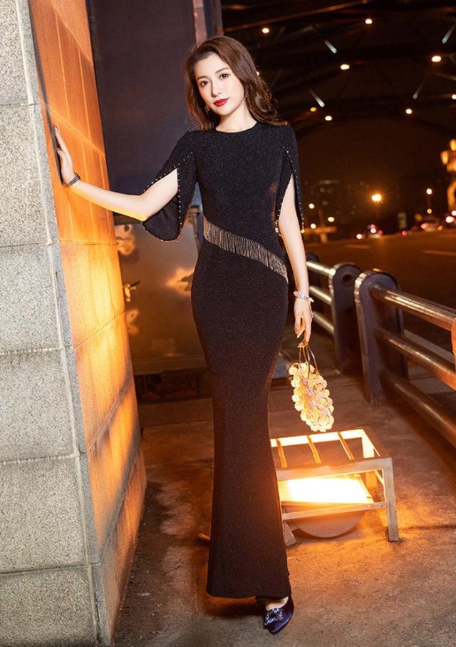 ドレス 大人 ピアノ 発表会 ロングドレス マーメイド 大きいサイズ 小さいサイズ 演奏会 演奏会用ドレス ピアノ発表会 結婚式 高校生 キラキラ パーティードレス 母親 コンクール イブニングドレス ロング グラデーション 黒 大きいサイズドレス de097n1n1jc_6