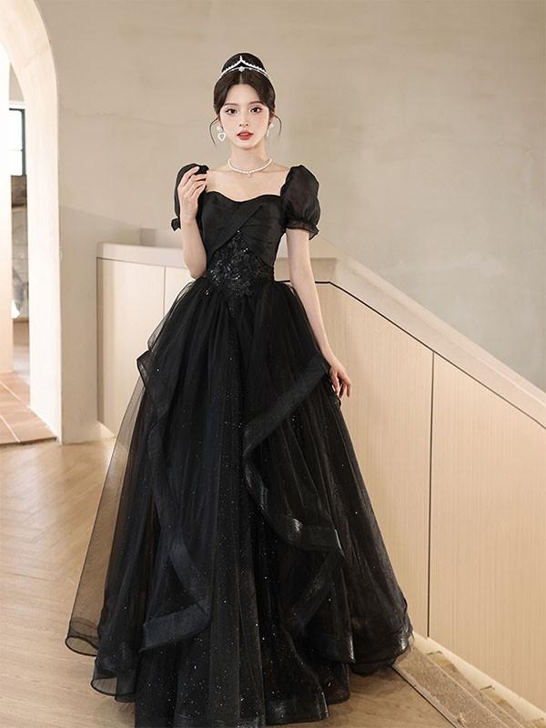 ドレス 大人 ピアノ 発表会 ロングドレス 小さいサイズ 袖付き 半袖 演奏会 結婚式 母親 演奏会用ドレス ロング 黒 披露宴 レディース 演奏会ドレス ピアノ発表会 韓国 イブニングドレス パーティードレス ワンピース 二次会 花嫁 dg225n1n1l9_1