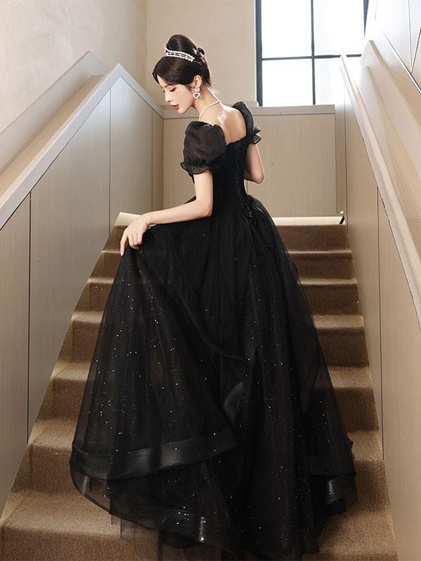 ドレス 大人 ピアノ 発表会 ロングドレス 小さいサイズ 袖付き 半袖 演奏会 結婚式 母親 演奏会用ドレス ロング 黒 披露宴 レディース 演奏会ドレス ピアノ発表会 韓国 イブニングドレス パーティードレス ワンピース 二次会 花嫁 dg225n1n1l9_2