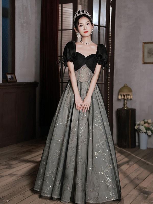 ドレス 大人 ピアノ 発表会 ロングドレス 小さいサイズ オフショルダー