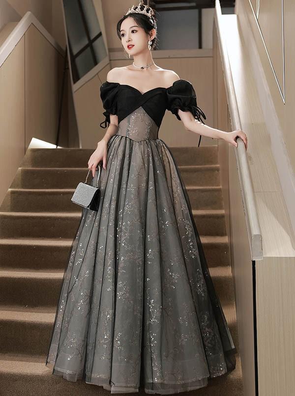 ドレス 大人 ピアノ 発表会 ロングドレス 小さいサイズ オフショルダー