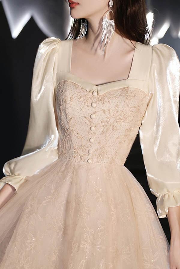 ドレス 大人 ピアノ 発表会 ロングドレス 小さいサイズ 袖付き 長袖 演奏会 結婚式 母親 演奏会用ドレス ロング 黒 披露宴 レディース 演奏会ドレス ピアノ発表会 韓国 イブニングドレス パーティードレス ワンピース 二次会 花嫁 dg237n1n1l9_1