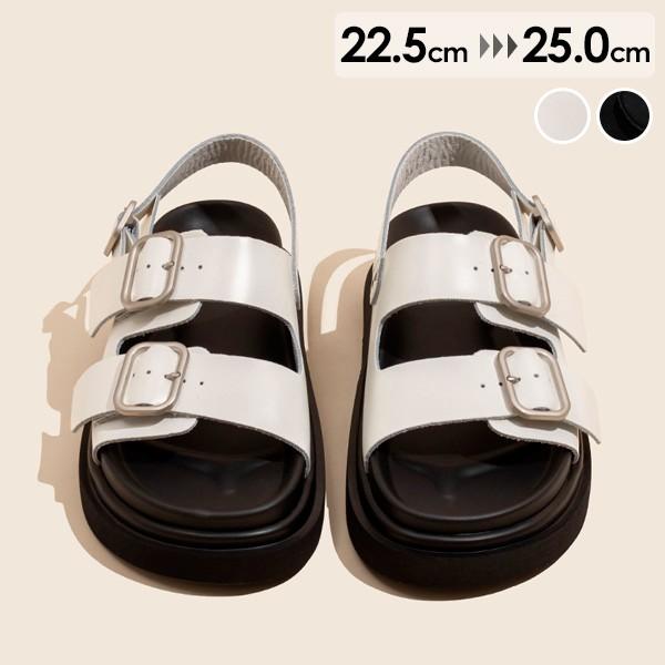 厚底サンダル ストラップサンダル ぺたんこサンダル ぺたんこ ぺったんこ お洒落なサンダル 厚底 サンダル 歩きやすい レディース かかとなし 夏 ベルト 靴 女性 大人 美脚 シューズ シンプル