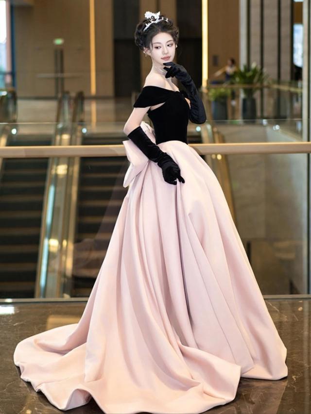 ロングドレス 演奏会 袖付き ドレス 大人 ピアノ 発表会 パーティー