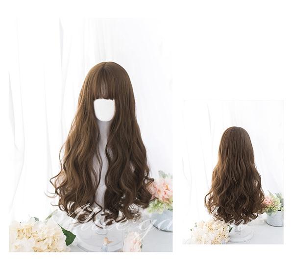 ウィッグ Lolita ロリータ風 原宿風 かつら 巻き毛 ぱっつん前髪 金髪 ゴールド ブラウン ピンク レディース コスプレウィッグ 可愛い ロの通販はau Pay マーケット Glory Shop