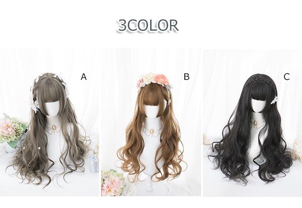 ウィッグ Lolita ロリータ風 姫カット かつら 巻き毛 ぱっつん前髪 レディース コスプレウィッグ 可愛い ロング 耐熱ウィッグ 原宿風 コの通販はau Pay マーケット Glory Park