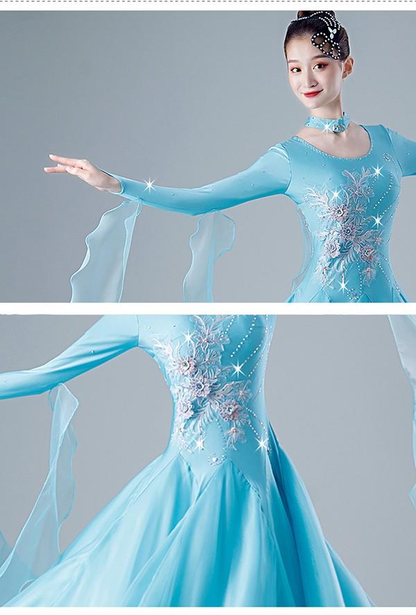 社交ダンス ドレス 競技用 社交ダンス衣装 ワンピース スタンダード