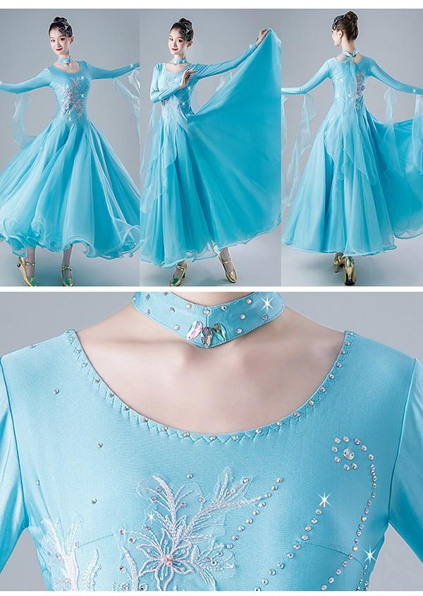 社交ダンス ドレス 競技用 社交ダンス衣装 ワンピース スタンダード