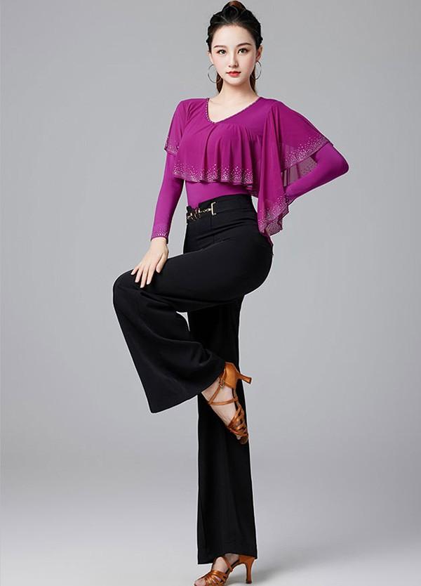 社交ダンス トップス 社交ダンス衣装 レオタード式 トップス 大きい