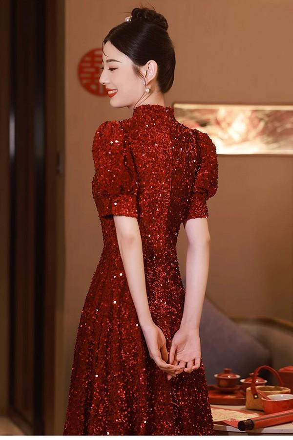 ロングドレス 演奏会 袖付き ドレス 大人 ピアノ 発表会 演奏会用