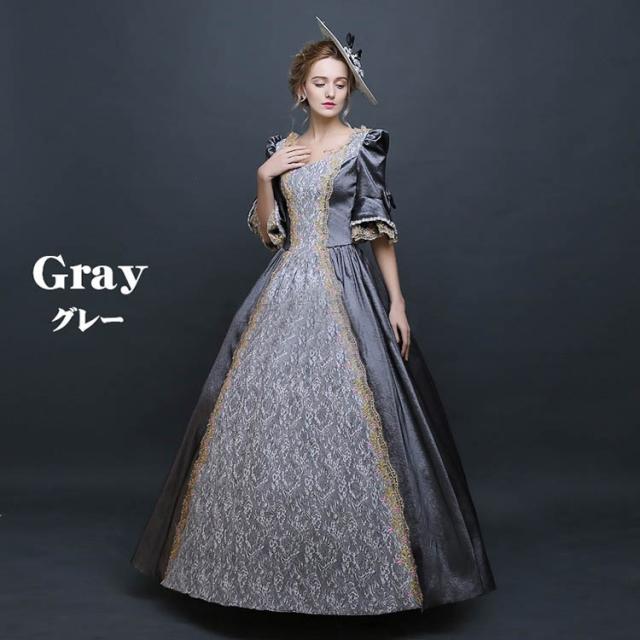 ステージ衣装 貴族風ドレス 貴族ドレス お姫様 カラードレス ロング