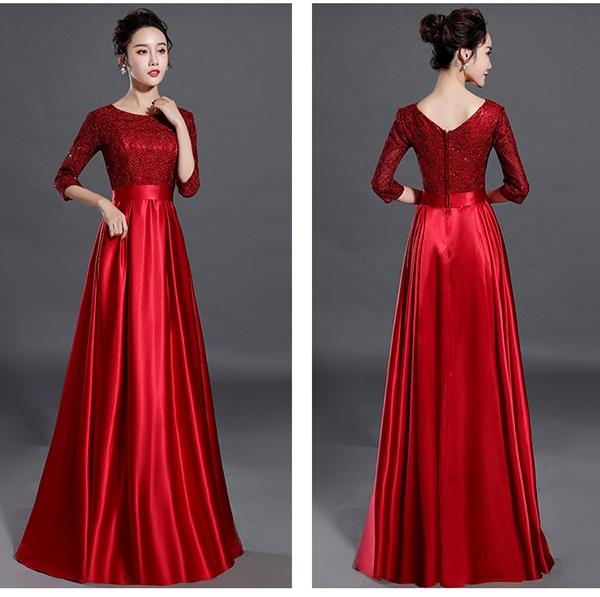 パーティードレス 大きいサイズ 2XL 3XL 4XL 5XL 演奏会用ドレス 袖