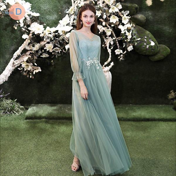 在庫限りセール ハワイ 結婚式 リゾートワンピ ブライズメイド ドレス ロング グリーン ドレス 大人 ピアノ 発表会 ロングドレス 母親 お呼ばれドレス パ 最終値下 Farmerscentre Com Ng