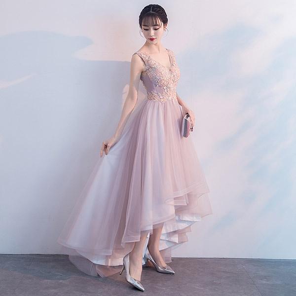 【送料無料】パーティードレス フィッシュテール 結婚式 ワンピース ドレス 大人 ピアノ 発表会 演奏会 キャバ 大きいサイズ お呼ばれ ノースリーブ Vネック 透け感 セクシー_2
