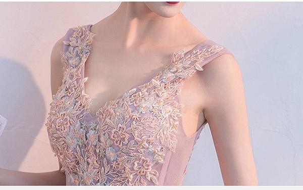 送料無料】パーティードレス フィッシュテール 結婚式 ワンピース