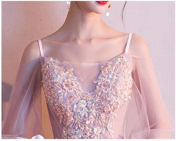 送料無料】パーティードレス フィッシュテール 結婚式 ワンピース