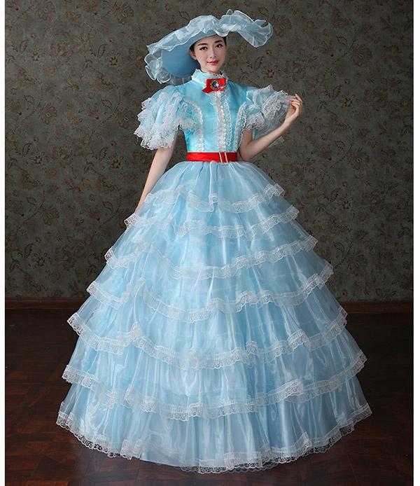 ロングドレス 貴族ドレス お姫様ドレス ドレス 中世ヨーロッパ  