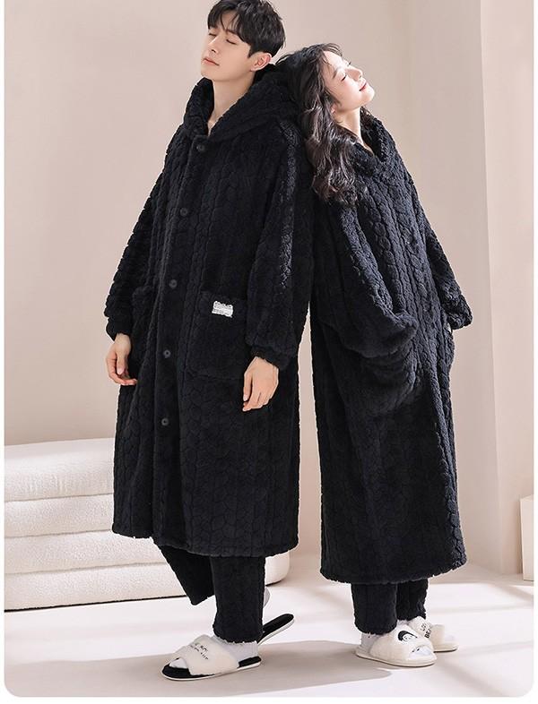 ジュタオピン ペアパジャマ 冬 ペアルック パジャマ メンズ もこもこ ルームウェア レディース モコモコ 部屋着 裏起毛 カップル ジュタオピン  ペアパジャマ 冬 ペアルック パジャマ メンズ もこもこ ルームウェア カップル パジャマ 秋冬 ペア パジャマ 長袖 ... ジュタオピン ペア パジャマ カップル 冬 メンズ 上下 セット レディース ルームウェア モコモコ 長袖 部屋着 おそろい 寝巻き