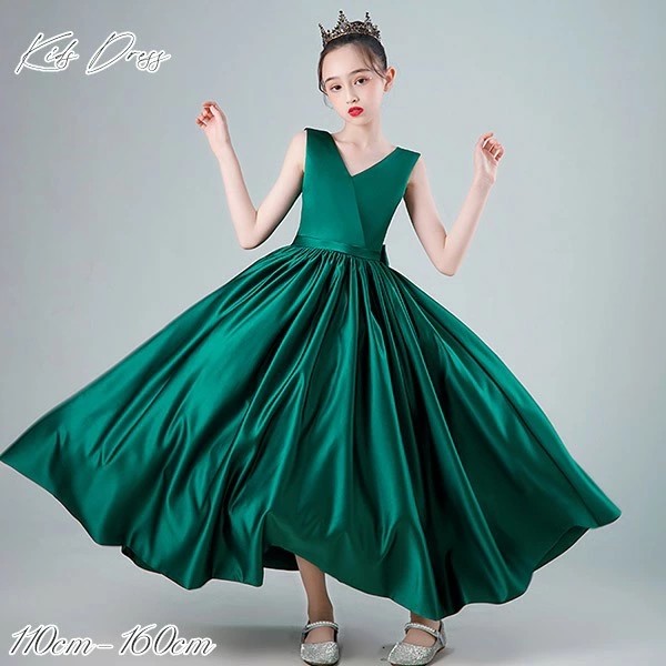 ピアノ発表会 ドレス 中学生 ワンピース ジュニアドレス 七五三 キッズドレス ドレス ピアノ 発表会 ロング 子供ドレス ワンピース お姫様 上品 可愛い エレガント 女の子 結婚式 子供 フォーマル フレア 大人っぽい 誕生日 フレアスカートの通販は