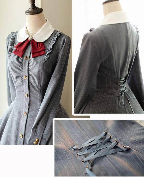 ロリータ ワンピース レディース ロング lolita フレアスカート