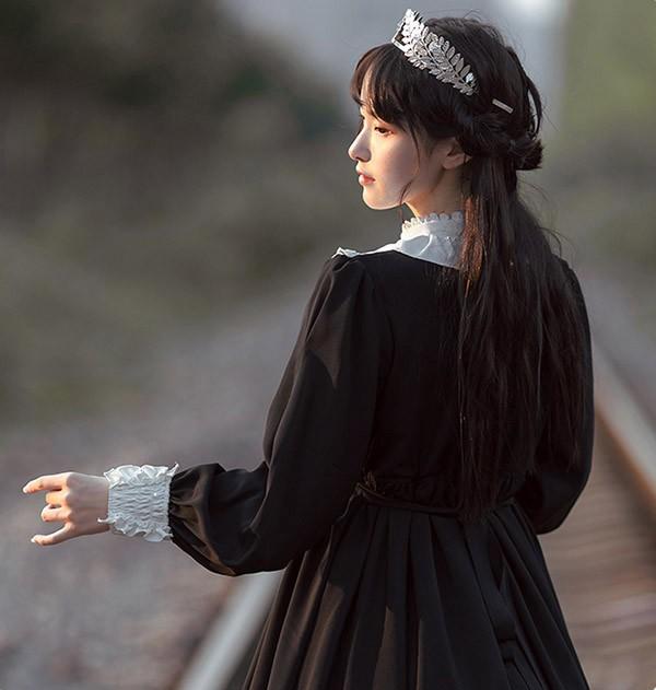 送料無料】ロリータ ゴシック ゴスロリ ワンピース Aライン Lolita