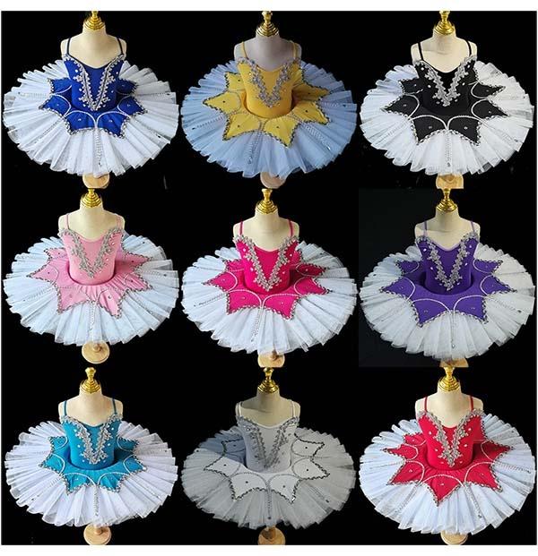 バレエ衣装　子ども用７枚セット バレエ衣装 子供用7枚セット Amazon.co.jp: UXZDX 子供用バレエドレス