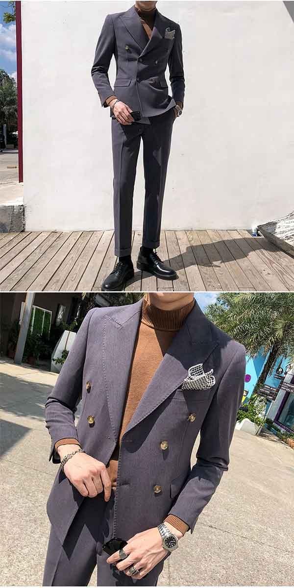 送料無料】送料無料 メンズ ビジネススーツuit 細身 スリムスーツ