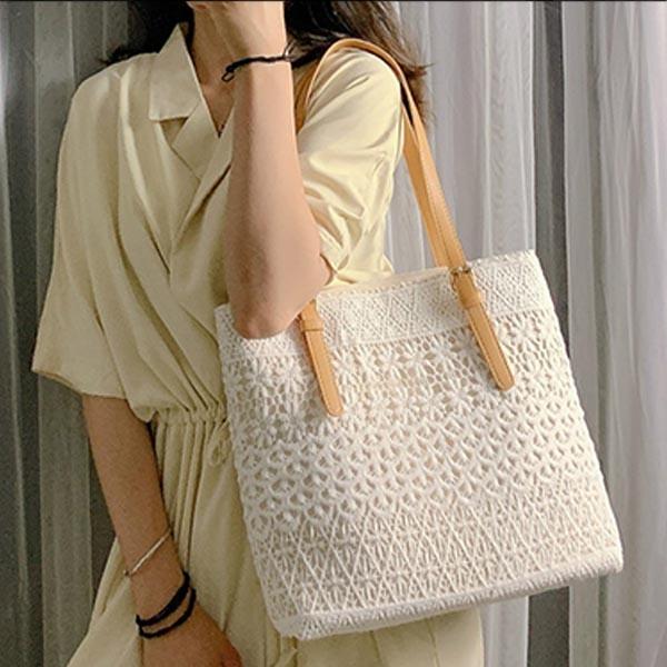 バッグ ショルダー レディース 鞄 レース カバン 大きめ 大容量 大人可愛い おしゃれ ママバッグ 日常 通勤 ホワイト ブラックの通販はau Pay マーケット Glory Park