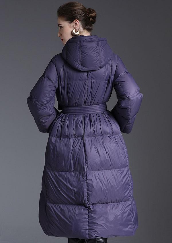 ダウンコート レディース フード付き 90%ダウン 真冬でもおしゃれに