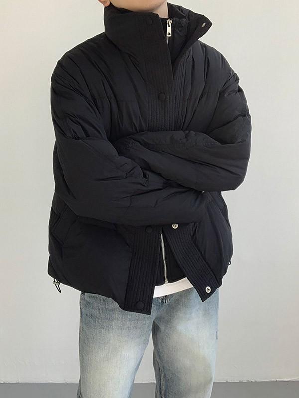 メンズ ダウンジャケット ダウンコート 90％ダウン スタンドカラー