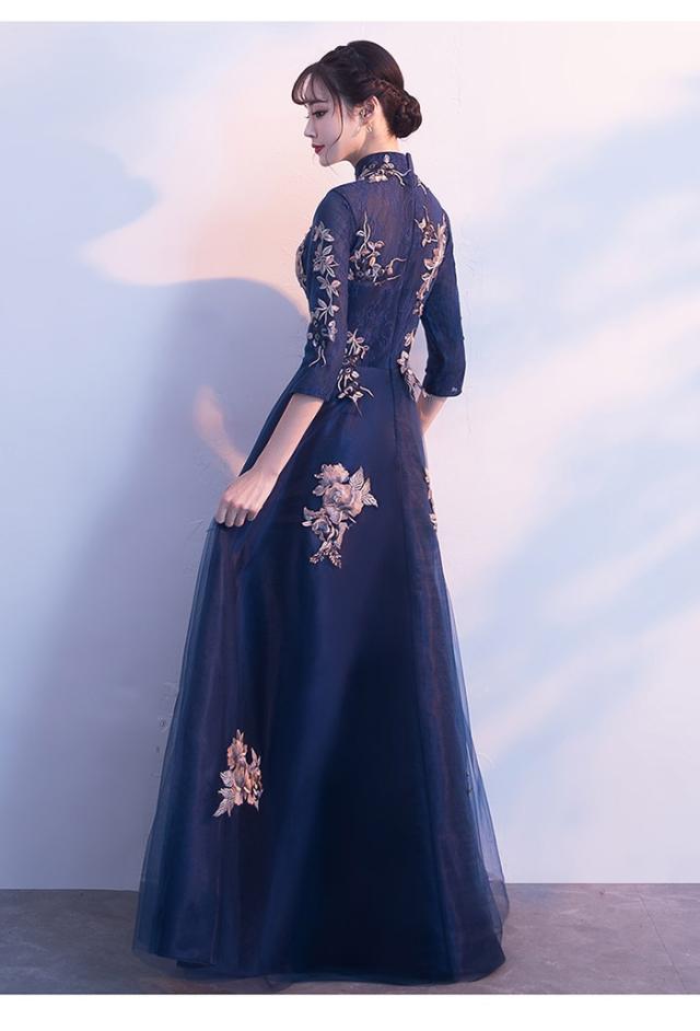 【送料無料】ロングドレス 演奏会 結婚式 パーティードレス 大きいサイズ 体型カバー 着痩せ ワンピース上品 ブライズメイド ドレス 披露宴 発表会_11
