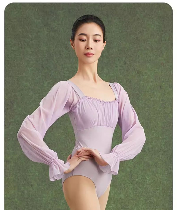 バレエ レオタード 長袖 大人 バレエ用品 コスチューム ユニフォーム バレリーナ 衣装 ダンス ballet用品 レッスン着 レオタード 練習衣装 ジュニア 韓国 大人用 バレエ用品 お洒落 新体操 練習着 韓国be017x0x0zu_10