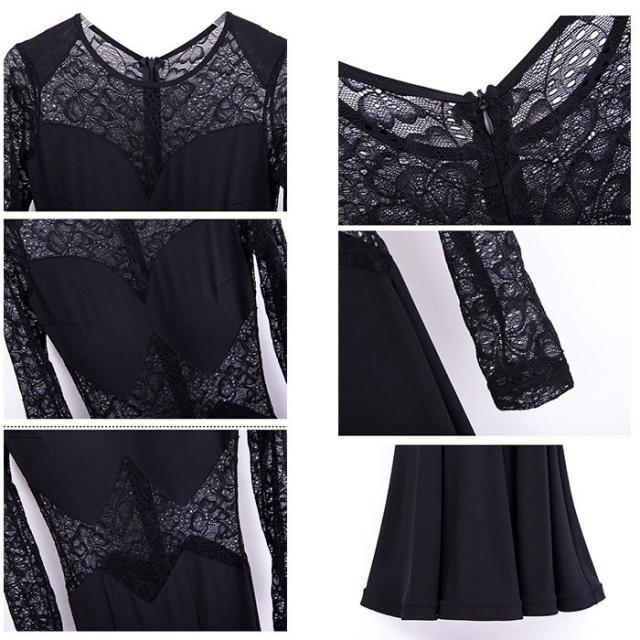 社交ダンス ドレス ロングドレス フリル 長袖 透視感 モダンドレス 社交ダンス衣装 モダン スタンダード ワルツ ワンピース ダンス衣装 ステージ衣装 パーティー 発表会 競技用 コンクール 練習着 レッスン 舞台用 演奏会 ブラック 黒 be060x0x0jc 社交ダンス ドレス ロングドレス フリル 長袖 透視感 モダンドレス