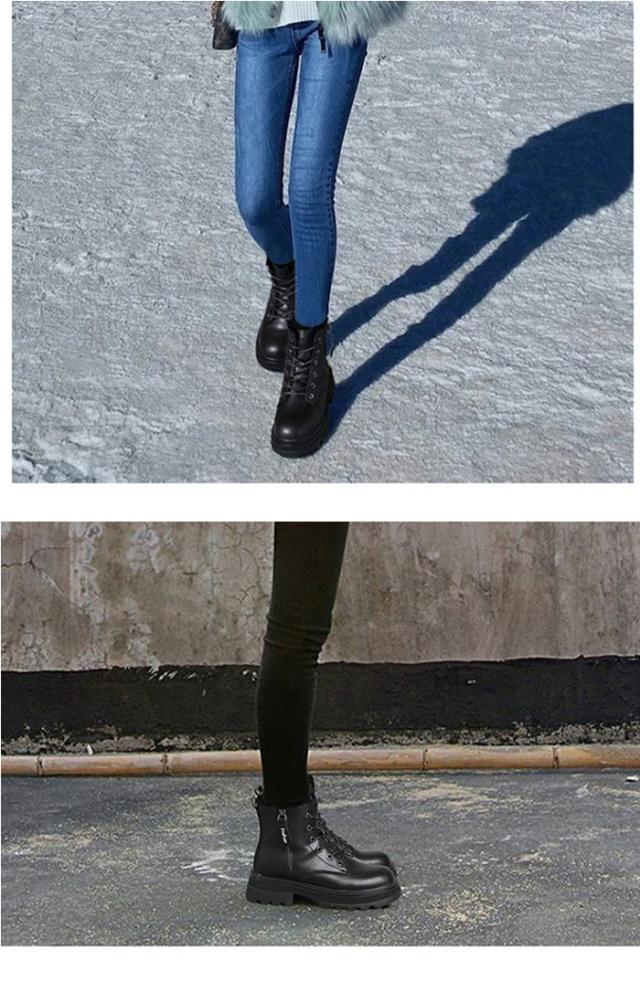 ショートブーツ レディース 防寒 撥水 裏ボア 厚底 22.0cm〜25.5cm 黒 白 秋冬 雪道 滑りにくい 暖かい カジュアル 通学 通勤 旅行 スノーブーツ